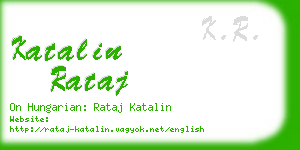 katalin rataj business card